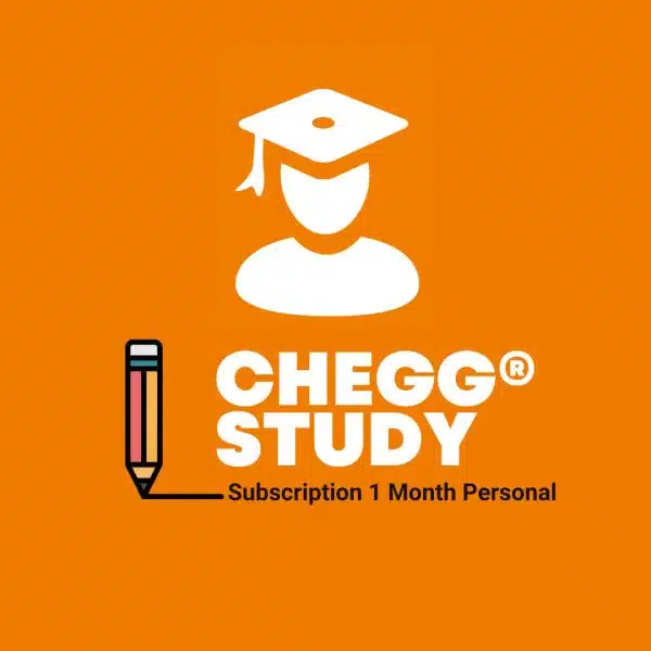 Chegg study Subscription: 1 Month Personal