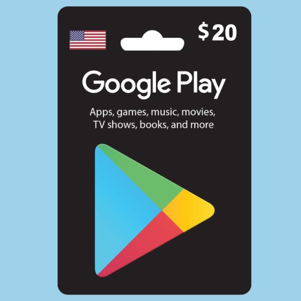 Google Play US gift card 20 USD