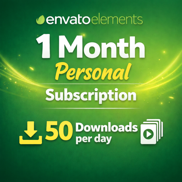Envato Elements Premium Account For 1 Month Personal___03