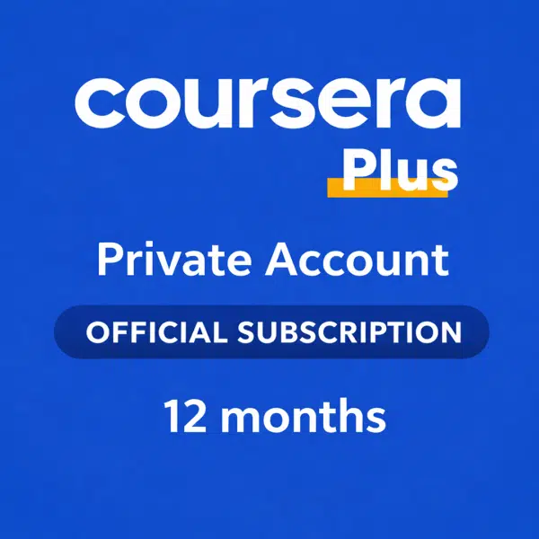 Coursera Plus Annual Subscription Private Account