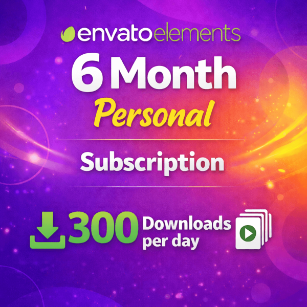 Envato Elements License 6 Months Personal Access__02