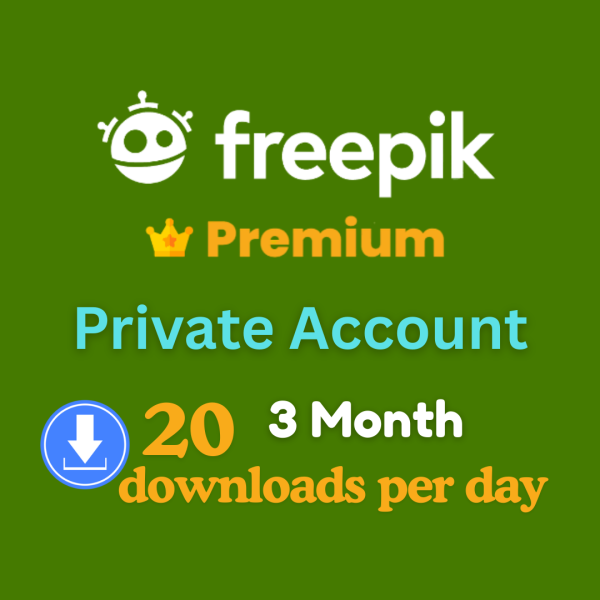 Freepik Premium Downloader 3-Month Private Account