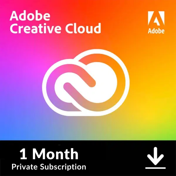 Adobe Creative Cloud All Apps Subscription (1 Month) Private