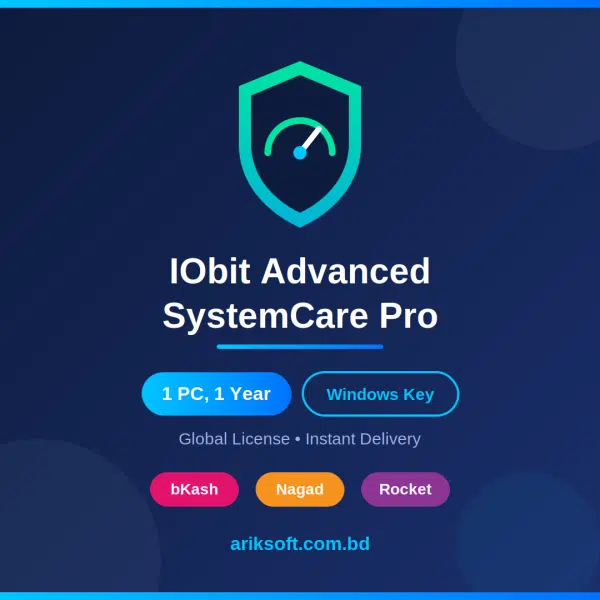 iobit advanced systemcare pro 1 pc 1 year